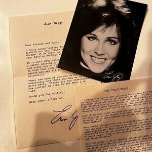 Erin Gray 4 1/2 X 6 Fan Club Photograph Television‎ Actress from Silver Spoons